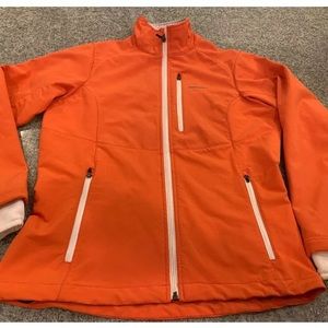 Patagonia polartec power dry orange jacket